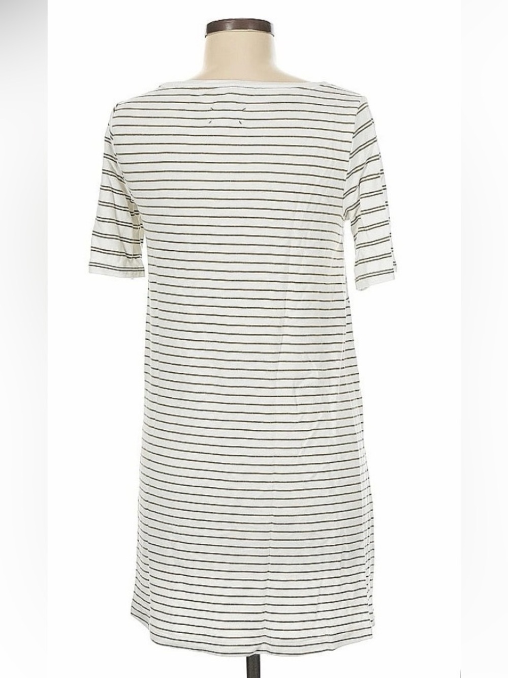 Lou & Grey Cream Dress with Black Thin Stripes - Picture 2 of 8